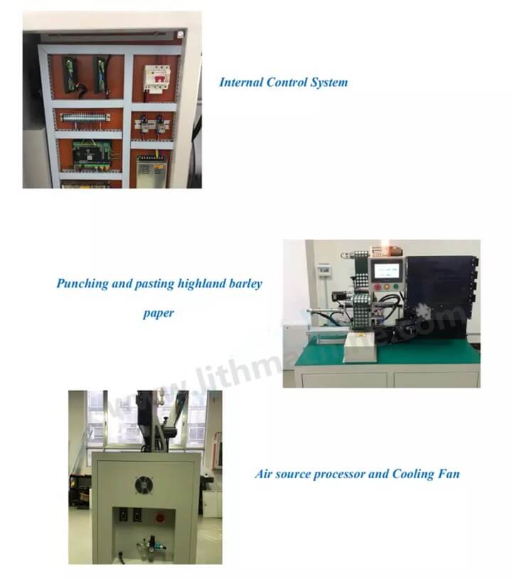 battery sticking machine