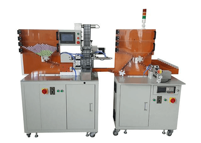 Battery labeling machine